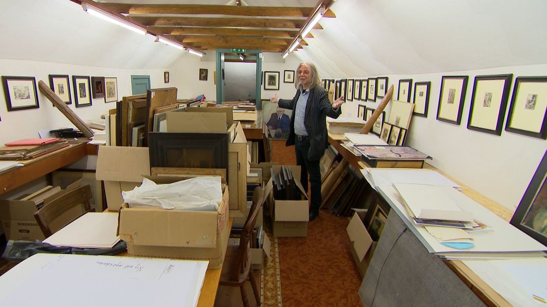 Museum Møhlmann is versterkt, honderden schilderijen kunnen weer aan de muur