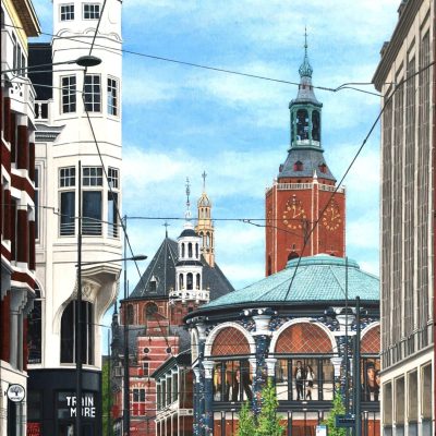 2024-Den-Haag-Gravenstraat-acryl-op-multiplex-61x40-cm