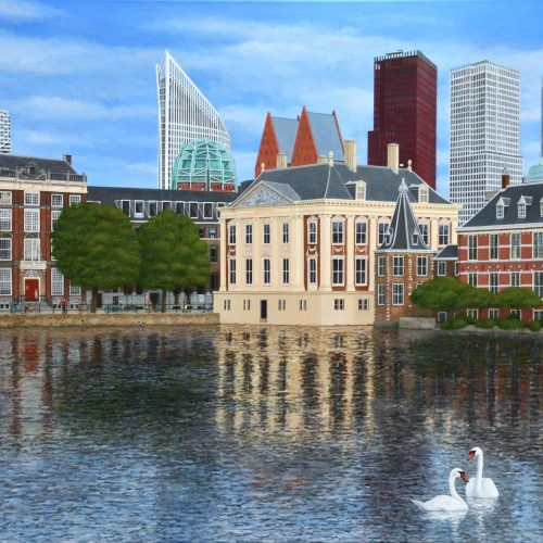 2024-Den-Haag-Hofvijver-acrylverf-op-doek-80x120-cm