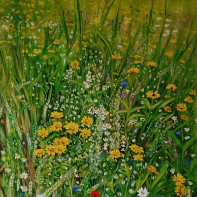 Landschap-three-bees-100-x-70-cm-oil-on-canvas