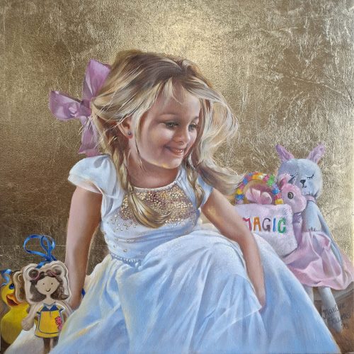 Marlene-Stevers-2023-Golden-Girl-1-40x40-olieverf-op-paneel-©-small