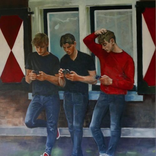 Noortje-Peerdeman-22City-boys22-olieverf-op-linnen-80-x-100-cm-E-1500-